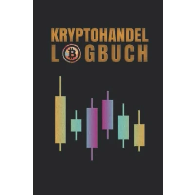 Abbildung von Krypto Logbuch: Tagebuch zum Notieren von Investionen in Kryptowährungen und Kursbewegungen an der Kryptobörse