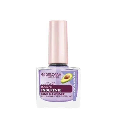 Abbildung von Deborah Milano Härter Nagellack für knackende Nägel, mit Kalzium, Keratin und Avocadoöl, verleiht Kraft, Ernährung Flexibilität, 8,5 ml
