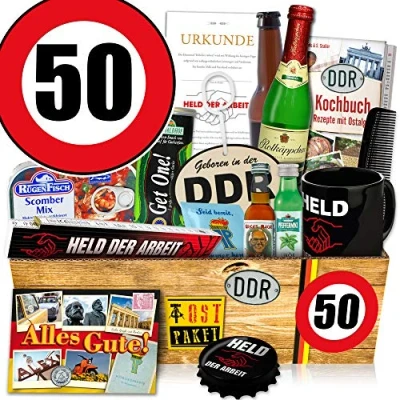 Abbildung von Geburtstag 50 / Geschenkidee Freund/Männer Geschenk DDR