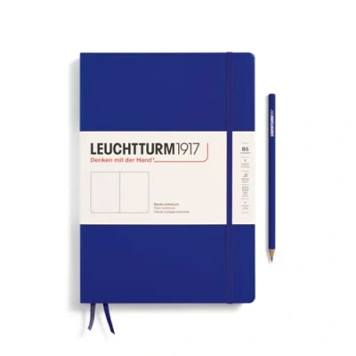 Abbildung von LEUCHTTURM1917 372344 Notizbuch Composition B5, Hardcover Schreibbuch, 219 nummerierte Seiten, Ink, blanko