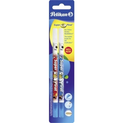 Abbildung von Pelikan Tintenkiller Tintenlöscher 2er Set Super Pirat Strichstärke F
