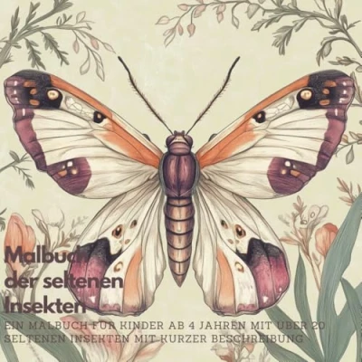 Abbildung von Malbuch der seltenen Insekten: Entdecke die faszinierende Welt seltensten und außergewöhnlichsten Insekten