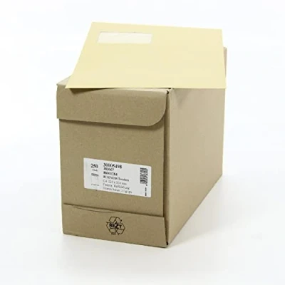 Abbildung von MAILmedia 383067 Versandtasche C4 haftklebend mit Fenster, braun