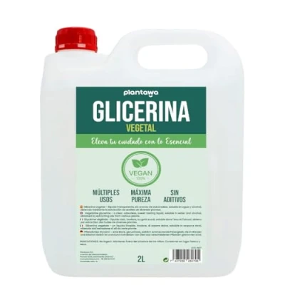Abbildung von PLANTAWA Pflanzliches Glycerin flüssig 2L Hochreines und Hochkonzentriertes Natürliche Feuchtigkeitscreme &amp; Haar Haut 100% Vegan Fragrance Free