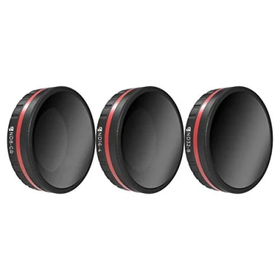 Abbildung von Freewell Landscape Gradient ND Kameraobjektivfilter Serie 4K 3er Pack ND8 GR, ND16 4, ND32 8 kompatibel mit Osmo Action Camera (Nicht Aktion 4)