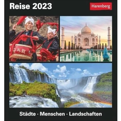 Abbildung von Reise Tagesabreißkalender 2023. Kalender für jeden Tag mit faszinierenden Bildern fremder Kulturen, rätselhafter Bräuche und beeindruckender Orte ... Städte, Menschen, Landschaften