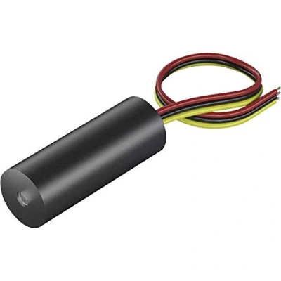 Abbildung von Laser Lasermodul Punktlaser rot 650nm 1mW 3VDC 8x21mm Alugehäuse 70100594