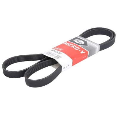 Abbildung von GATES 6PK1600 Keilrippenriemen 1600 6 Polyester, EPDM (Ethylen Propylen Dien Kautschuk) RoadMax Value Line VOLKSWAGEN: Golf 6, 5 Schrägheck