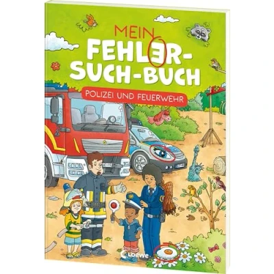 Abbildung von Mein Fehler Such Buch Polizei und Feuerwehr: Abwechlungsreiches Rätsel Beschäftigungsbuch für Kinder ab 6 Jahren