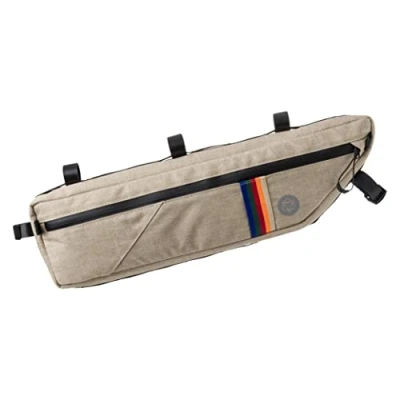 Abbildung von AGU Tube Fahrrad Rahmentasche, 5,5L Rahmentasche für Bikepacking, Wasserabweisend, Reflektierend Polyester, Einfache Montage, 100% Recyceltes Polyester Vintage