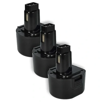Abbildung von vhbw 3X Akku Ersatz für ELU EZWA29, EZWA30, EZWA31, EZWA37 Elektrowerkzeug (1500 mAh, NiMH, 9,6 V)