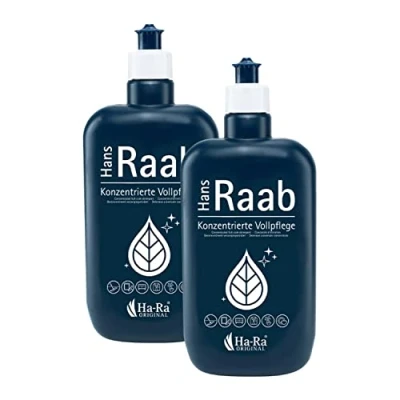 Abbildung von Hans Raab Konzentrierte Vollpflege Original Set 2 x 500 ml I Universalreiniger für Haushalt, Garten und Auto Sparsam, vielseitig, umwelt &amp; hautfreundlich Rohstoffe gut biologisch abbaubar