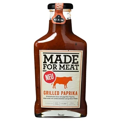 Abbildung von Kühne Grillsauce Made for Meat Grilled Paprika in der Flasche, 1er Pack