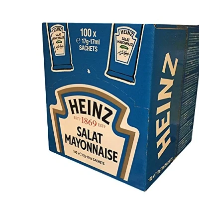 Abbildung von Heinz Salat Mayonnaise Portionsbeutel 100 x 17 ml