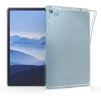 Abbildung von kwmobile Hülle kompatibel mit Samsung Galaxy Tab S6 Lite (2024/2022/2020) weiches TPU Silikon Case Transparent Tablet Cover