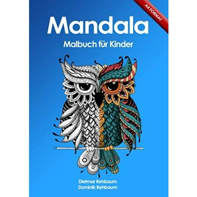 Abbildung von Mandala Malbuch für Kinder: 40 tolle Mandalas zum Ausmalen, tolles Geschenk Band 1