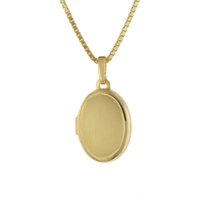 Abbildung von trendor 75727 Medaillon mit Damen Kette Gold auf Silber 925
