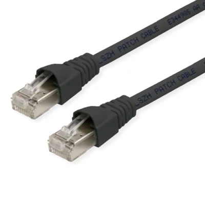 Abbildung von TELEGÄRTNER L00000A0086 Patchkabel Kat.6A (tief), S/FTP, 1m schwarz