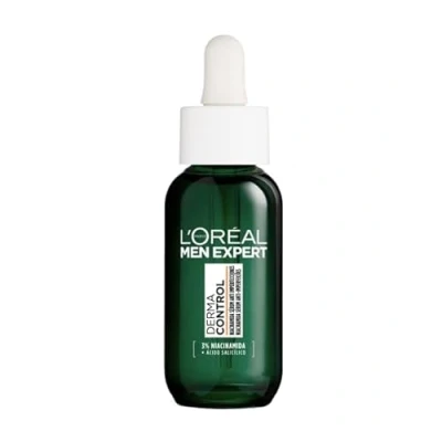 Abbildung von L&#039;ORÉAL Paris Men Expert Derma Control Serum gegen Unreinheiten mit Niacinamid und Salicylsäure, entfernt Flecken Markierungen nach Akne