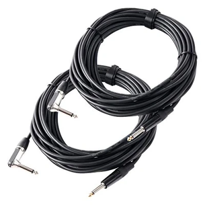 Abbildung von Pronomic Stage INST A 10 Winkelklinkenkabel 2x Set 10m, 1,5mm