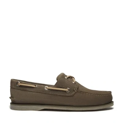 Abbildung von Timberland Classic BOAT 2 EYE Bootsschuh, Herren, Größe: 41, Olive Schuhe