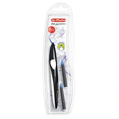 Abbildung von Herlitz 11377272 Tintenroller my.pen, Schwarz/Weiß