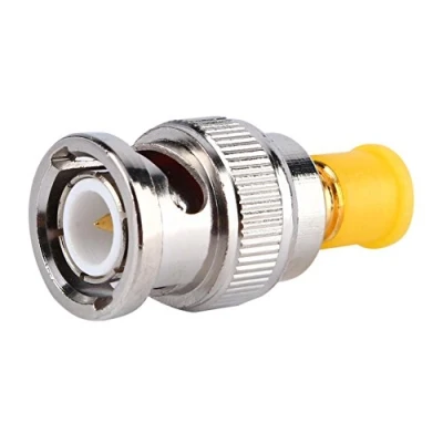 Abbildung von Bewinner BNC Stecker auf SMA Buchse, Male to Female Adapter Buchse RF Steckverbinder Gerade Joiner Coupler Antennenanschlussadapter