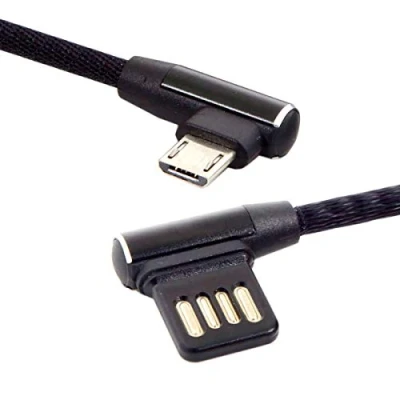 Abbildung von Xiwai Micro USB 5 Pin auf Links gewinkelt, 90 Grad 2.0 Datenkabel (Micro USB)