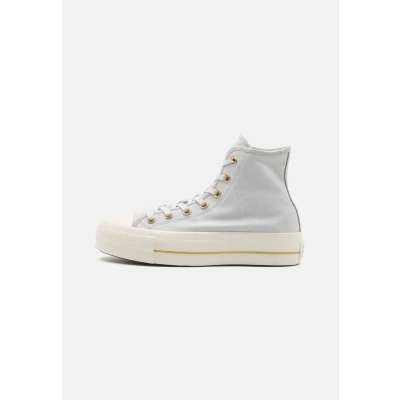 Abbildung von Converse Chuck Taylor ALL STAR LIFT Platform Tailored Lines Sneaker high, Damen, Größe: 36, Barely grey/egret/gold Textil