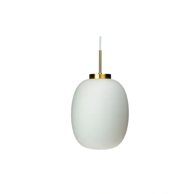 Abbildung von Dyberg Larsen DL39 Pendel Ø 25cm opalweiß/messing