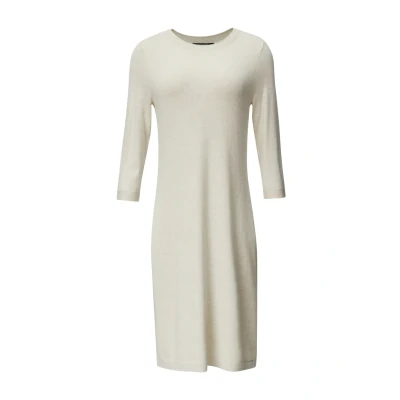 Abbildung von comma Strickkleid, Damen, Größe: 40, Helles beige