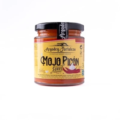 Abbildung von Argodey Fortaleza Mojo Picón Suave 200g Authentische Kanarische Sauce, Perfekt und Vielseitig zum Streichen auf Brot, Toast, Arepas, Kartoffeln. Ohne Konservierungsstoffe künstliche Zusätze.