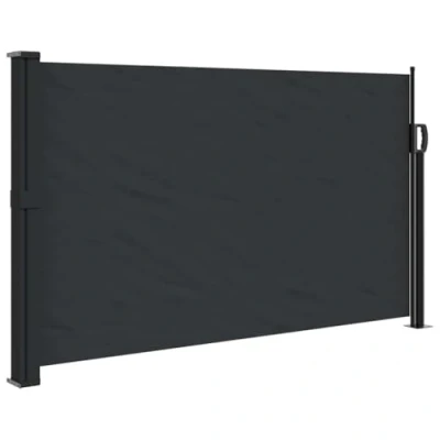 Abbildung von vidaXL Seitenmarkise Ausziehbar Schwarz 117x300 cm (1 St)