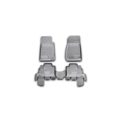 Abbildung von Element Passgenaue Premium Antirutsch Gummi Fußmatten Jeep Wrangler 4 Door