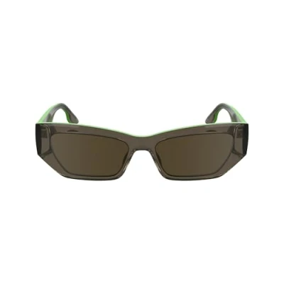 Abbildung von Karl Lagerfeld Unisex KL6160S 050 Gläser SONNENBRILLEN Injiziert Grau Quadratisch Normal