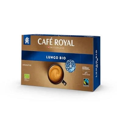 Abbildung von Café Royal Lungo Bio 50 Nespresso Pro Kompatible Kapseln Kaffeepads für Business Solution Maschine Intensität 3/10
