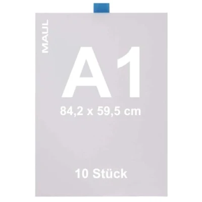 Abbildung von MAUL 66381 05 Ersatzfolie für Kundenstopper, DIN A1, glasklar