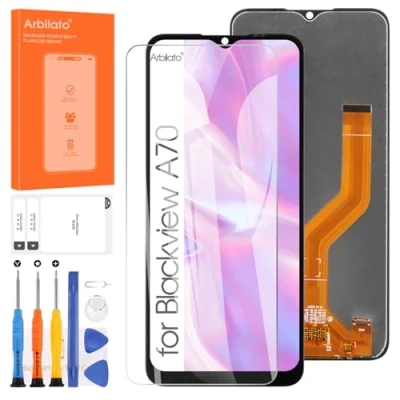 Abbildung von Arbilato LCD Display für Blackview A70/A70 Pro Digitalisierer Touchscreen Ersatz Glas Komplett montiert Reparatur Kits 6,52 Zoll