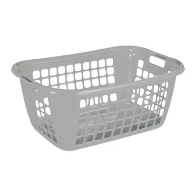 Abbildung von SUNWARE Basic Wäschekörbe 65 cm (79 Ltr) silber