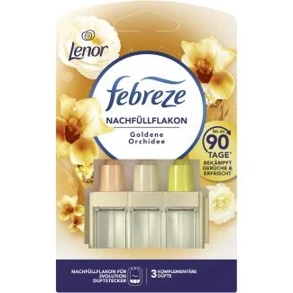 Abbildung von Febreze 3Volution Duftstecker Nachfüllflakon Goldene Orchidee