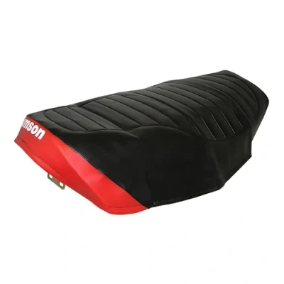 Abbildung von Sitzbezug SIMSON schwarz/rot strukturiert SR50, SR80