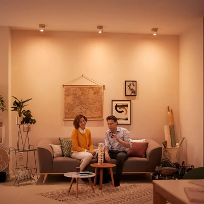 Abbildung von Signify Philips LED WarmGlow Lampe 35W GU10 warmweiß 230lm dimmbar