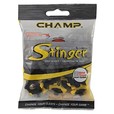 Abbildung von Champ Unisex&#039;s Golf Stinger 22 Plus Schlüssel Soft Spike Schwarz, Klein, Mehrfarbig, Standart 75610