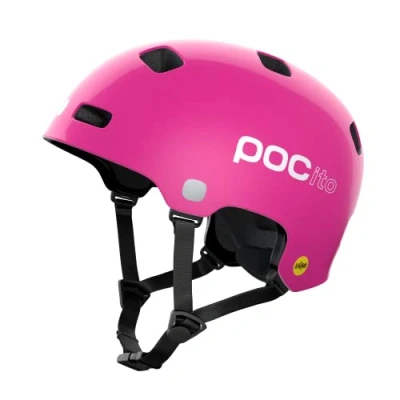 Abbildung von POC POCito Crane MIPS Fluorescent Pink 55 58 Kinder fahrradhelm