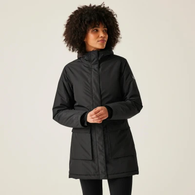 Abbildung von Damen Voltera Heated beheizte. wasserdichte. isolierte Wanderjacke