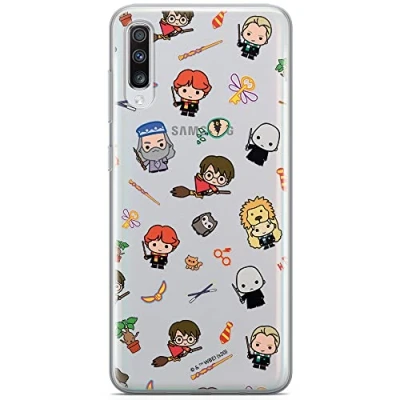 Abbildung von ERT GROUP Handyhülle für Samsung A70 Original und offiziell Lizenziertes Harry Potter Muster 026 optimal an die Form des Handy angepasst, teilweise transparent