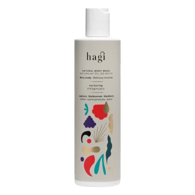 Abbildung von Hagi Natürliches Duschgel Berry Lovely, Duft von Brombeeren, Himbeeren und Erdbeeren, Feuchtigkeitsspendend Beruhigend, mit Panthenol Aloe Vera, 300 ml