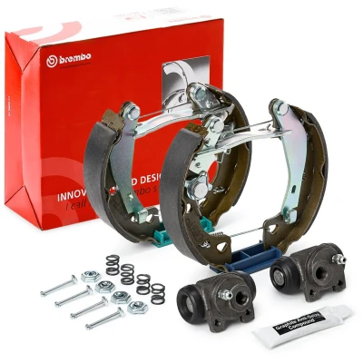 Abbildung von BREMBO KIT &amp; FIT K 61 055 Bremsensatz, Trommelbremse PEUGEOT: 106 II Schrägheck, I CITROËN: Saxo Schrägheck