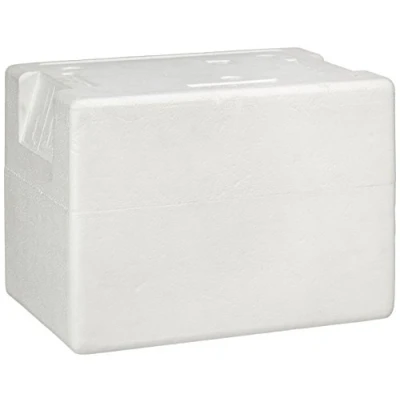Abbildung von neoLab Polystyrol Sicherheitsbox für 6 x 500 ml Runden Glasflaschen, Weiß