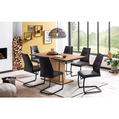 Abbildung von HELA Essgruppe &quot;Ariana&quot;, (Set, 7 tlg., 1 Tisch / 6 Stühle), ausziehbar 120 160 cm, Stuhlbezug Ökotex zertifiziert, waterfree